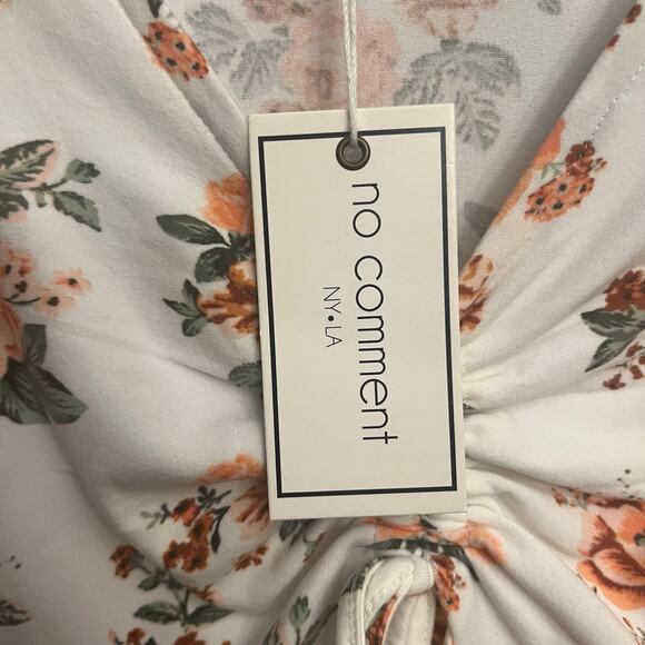 NWT No Comment LA Floral Cocktail Dress Medium Spring Feminine - Picture 7 of 15